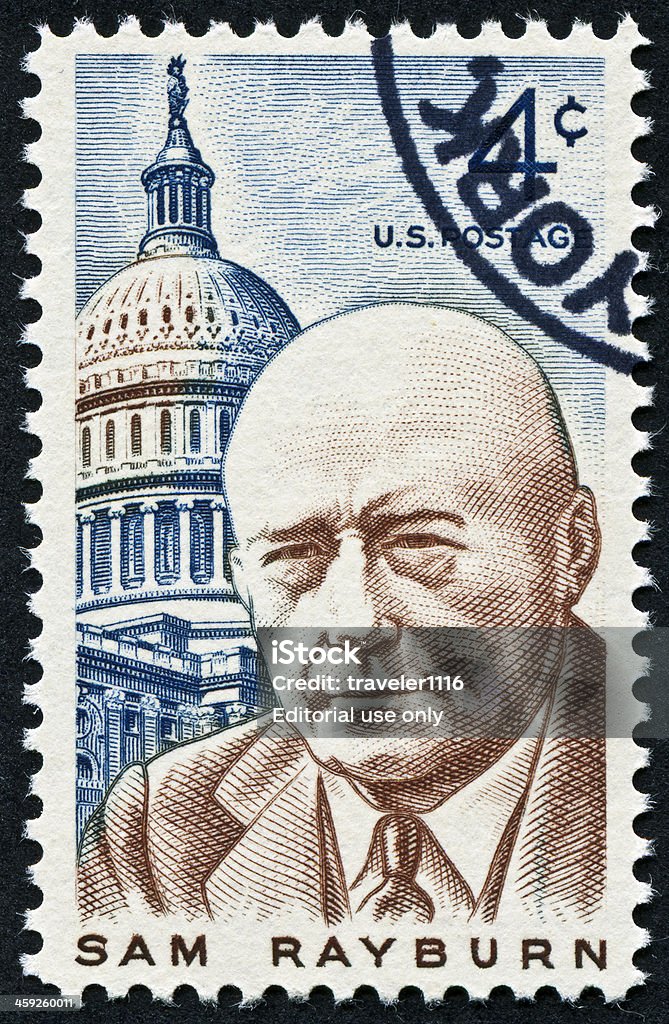 Sam Rayburn Stamp - 下院議長のロイヤリティフリーストックフォト