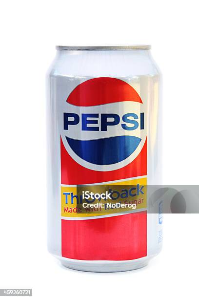 Pepsi Vintage Con Zucchero Reale - Fotografie stock e altre immagini di Barattolo di alluminio - Barattolo di alluminio, Bibita, Bibita gassata