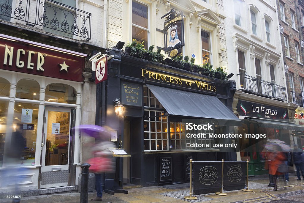 Princess of Wales Pub Villiers Street, Londra - Foto stock royalty-free di Affari