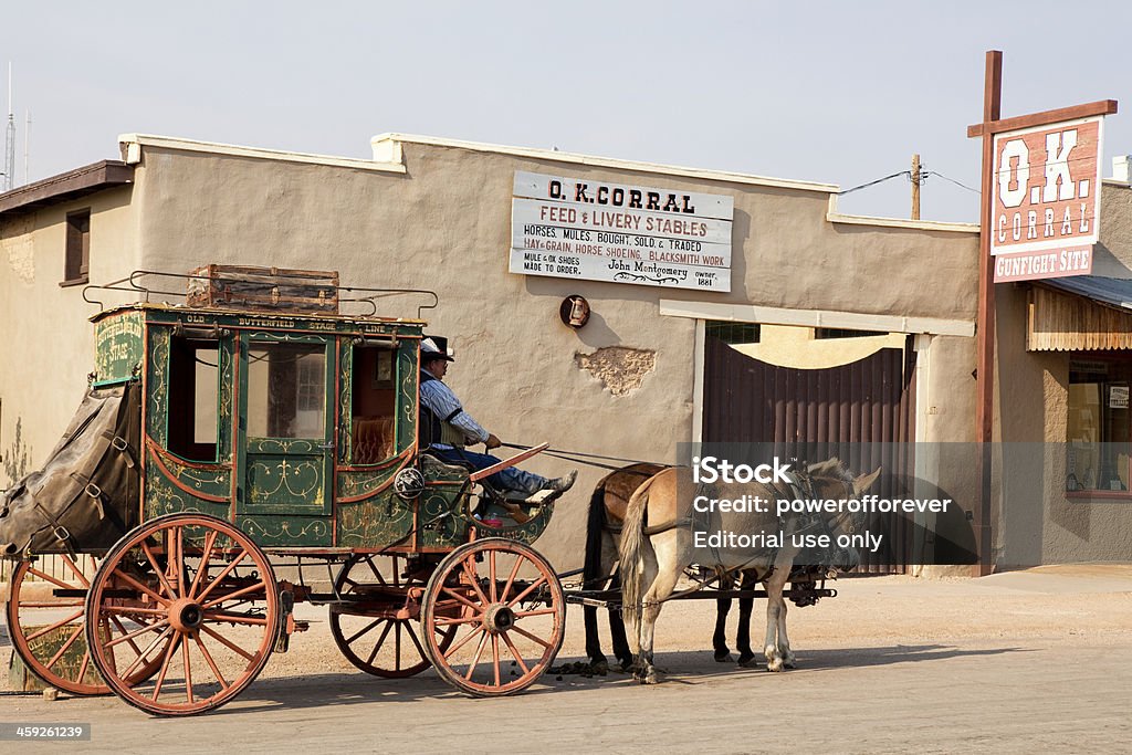 O. K.  Recinto per bestiame in Tombstone, Arizona - Foto stock royalty-free di Tombstone