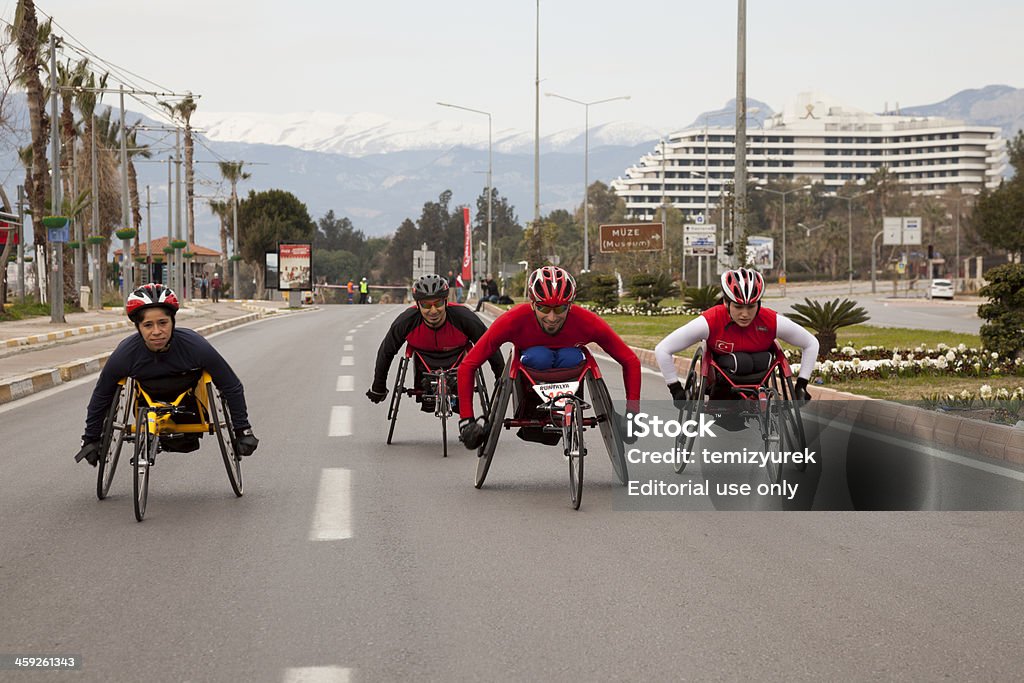 장애 경주 참가자 - 로열티 프리 두발자전거 스톡 사진