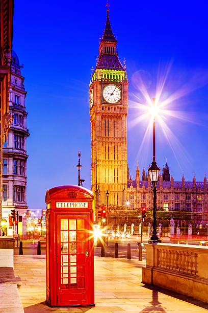 istock London Red Telephone Box at night 459266647