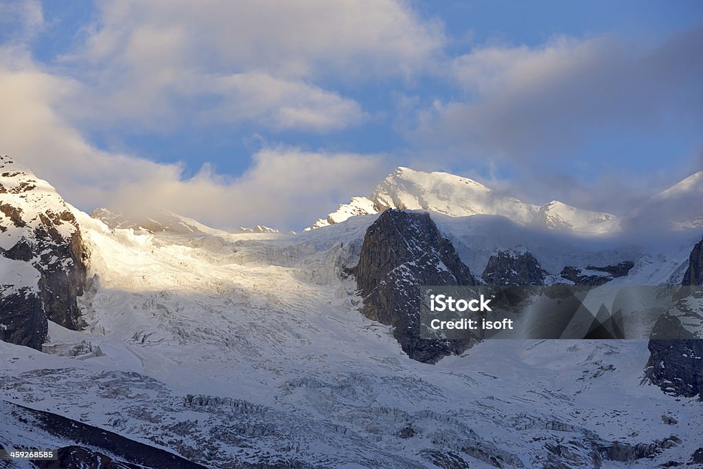 Manaslu. Everest-Schaltung. Nepal Motive. - Lizenzfrei Abenteuer Stock-Foto