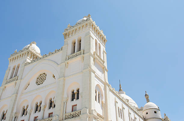 mosque in Tunisia stock photo