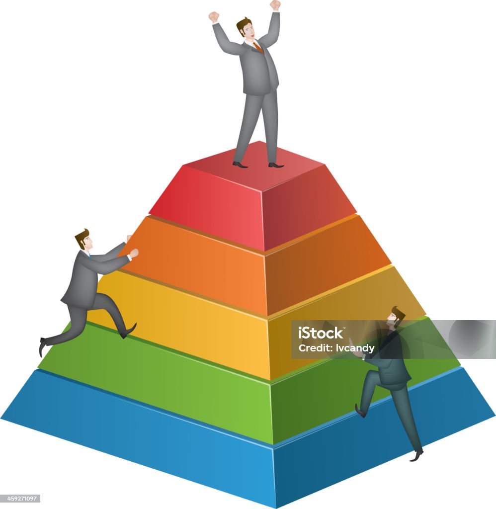 Top 3 Competition Ranking Cartoon Competition Stock Illustration - Download Image Now - Cartoon, Men, On ...