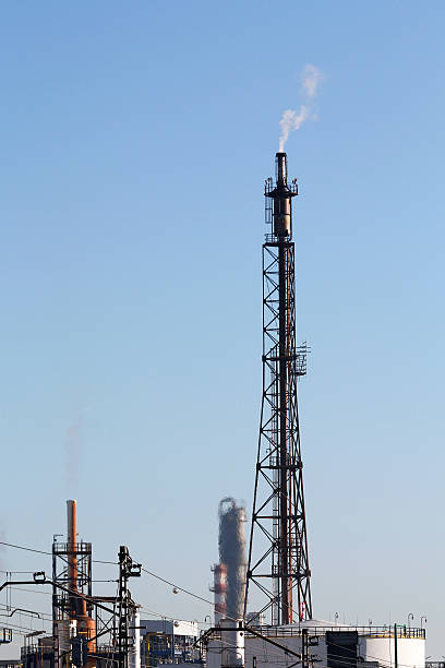 istock Industrial smoke from chimney 459271373