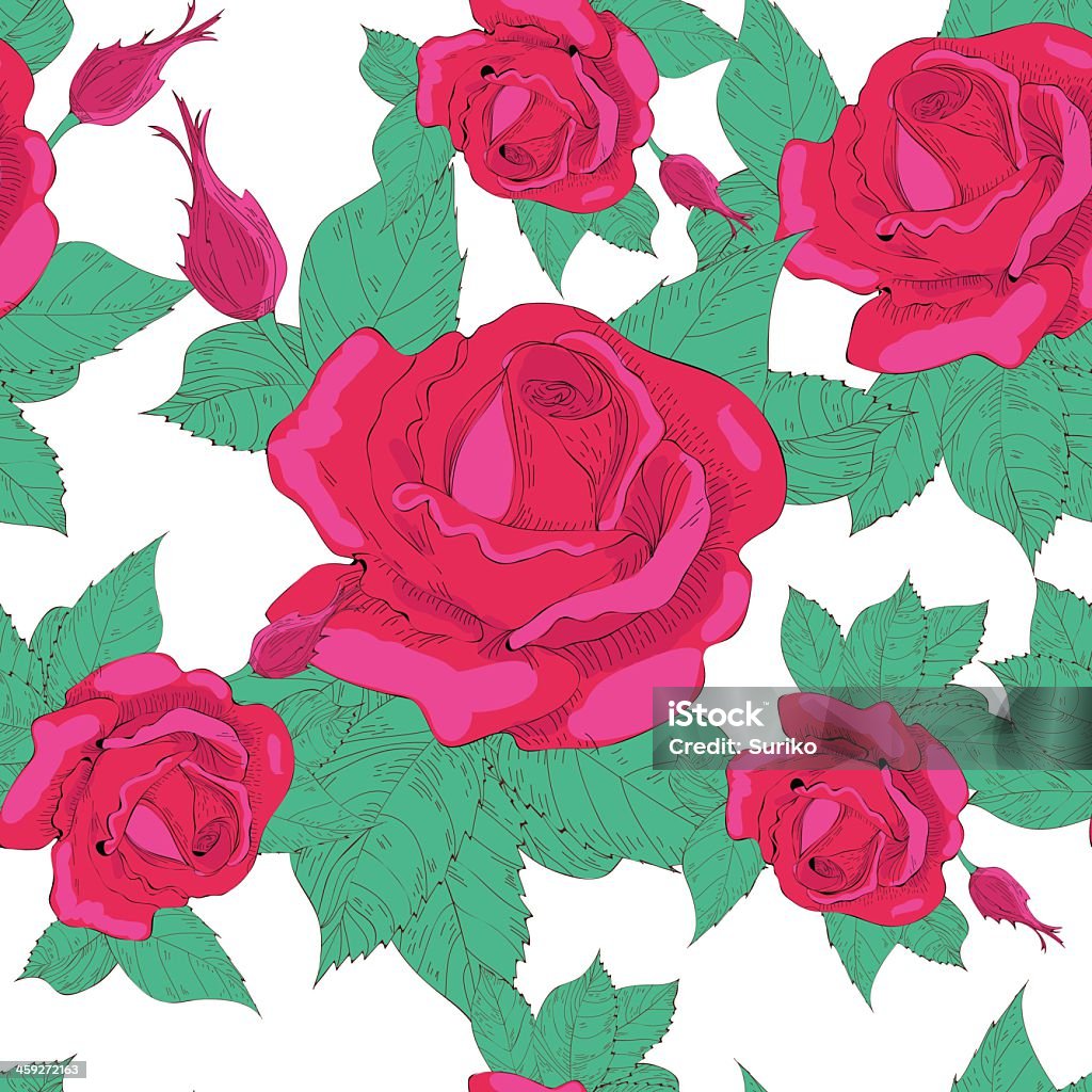 Rose Texture Pattern Roses Texture Stock Illustration - Download Image Now - Abstract ...