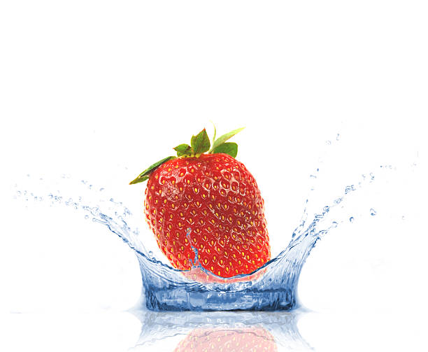 istock Strawberry in water splash 459278911