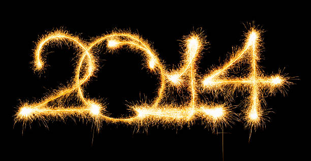 istock inscription 2014 made a sparkler 459278933