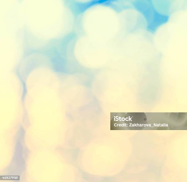 Retro Background With Natural Bokeh Texture And Defocused Light Stock Photo - Download Image Now