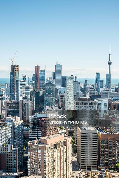 Scenic View Of Downtown Toronto Stock Photo - Download Image Now - City, Toronto, CN Tower