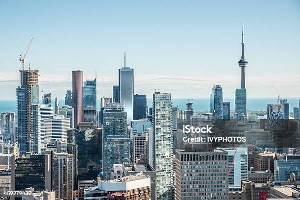 Scenic View Of Downtown Toronto Stock Photo - Download Image Now - Ontario - Canada, Lake, Toronto