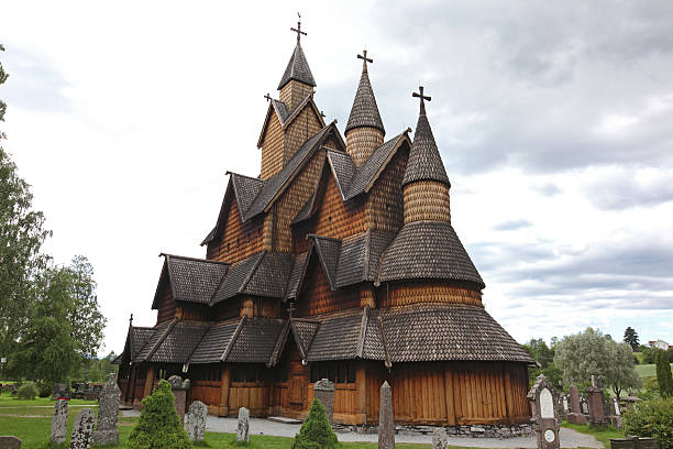 istock Heddal stavkirke in Norway 459282855