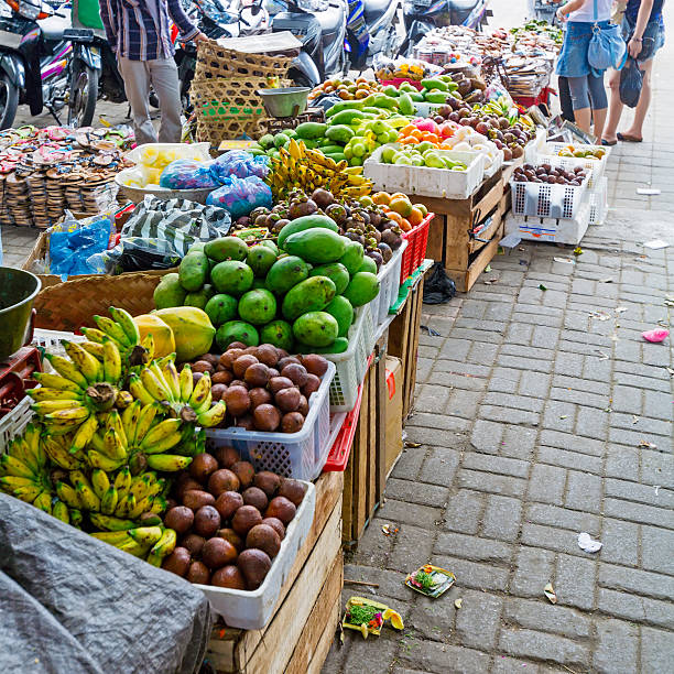 istock Traditional Fruit Market on Street, Bali 459283265