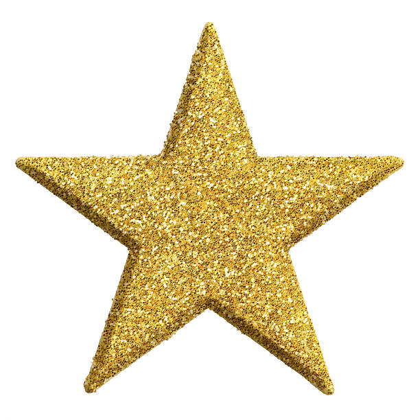 istock Star shape ornament in gold 459283751