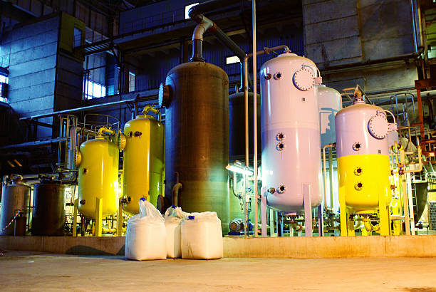 istock water treatment tanks at power plant 459287537