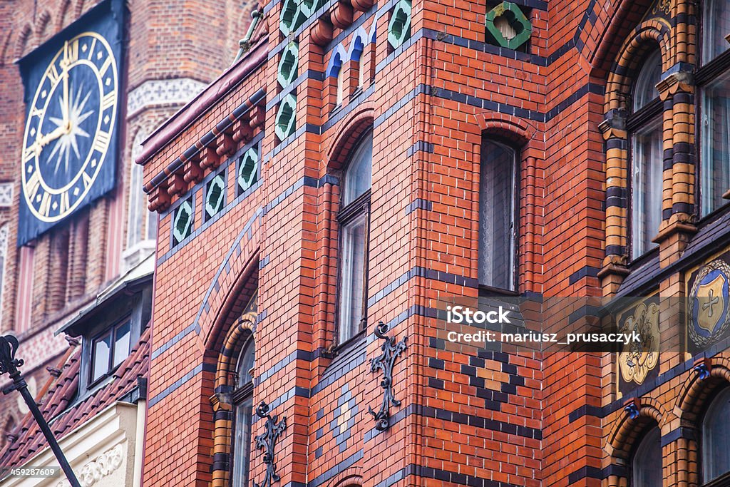 Gothic tower in Torun-city on The World Heritage List. Gothic tower of town hall in Torun-city on The World Heritage List. Architecture Stock Photo