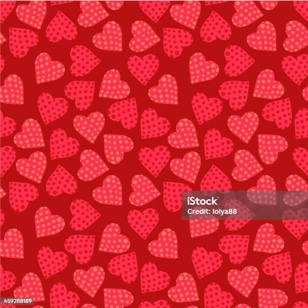 Seamless Valentines Day Background Stock Illustration - Download Image Now - Abstract, Animal Heart, Animal Internal Organ