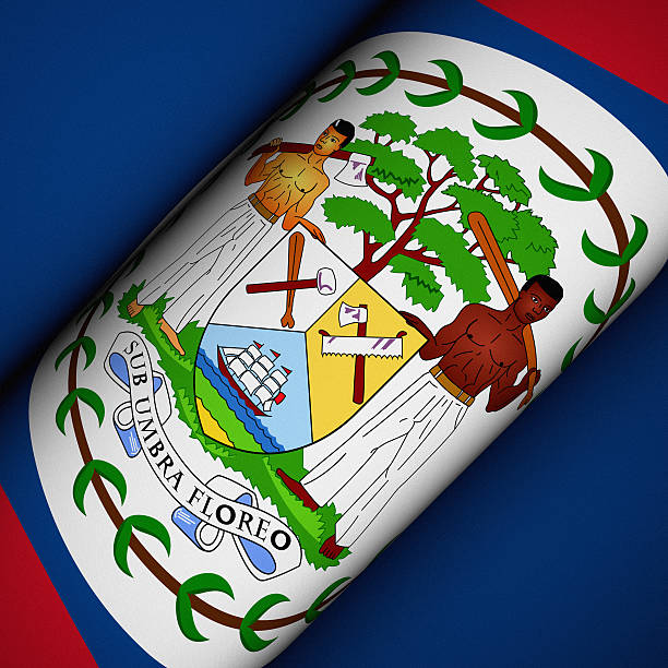 Flag of Belize. CG-image.
