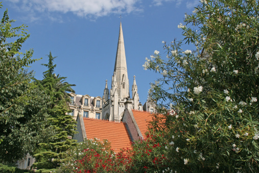 France - Dole village - Church Collegiale Notre-Dame de Dole