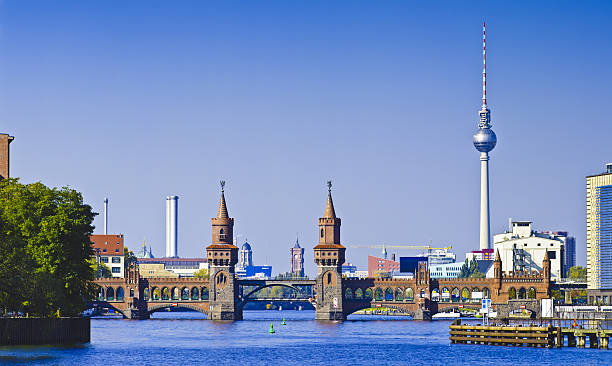 istock panorama with oberbaumbruecke in berlin 459293679