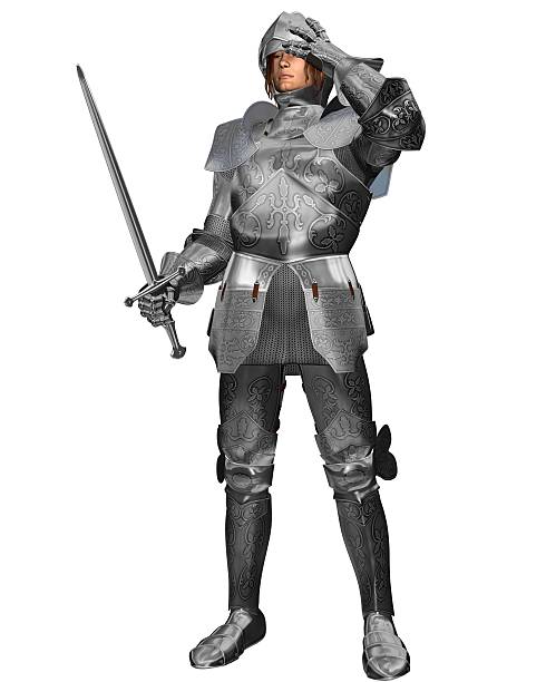 istock Medieval Knight in Decorated Armour 459294509