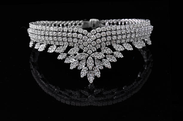 Diamond Necklace Diamond Necklace stone object photos stock pictures, royalty-free photos & images