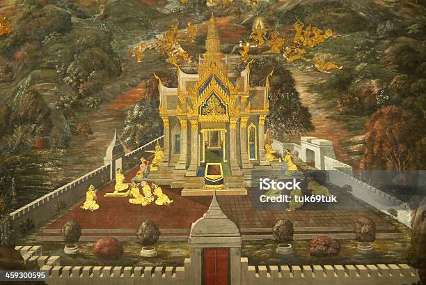 Murals At Wat Phra Kaew Stock Photo - Download Image Now - Ancient, Ancient Civilization, Art