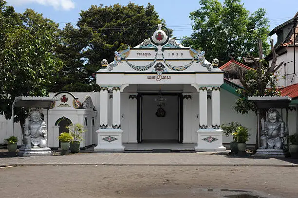 Entrance of the sultan palace of Kraton at Yogyakarta, Indonesia