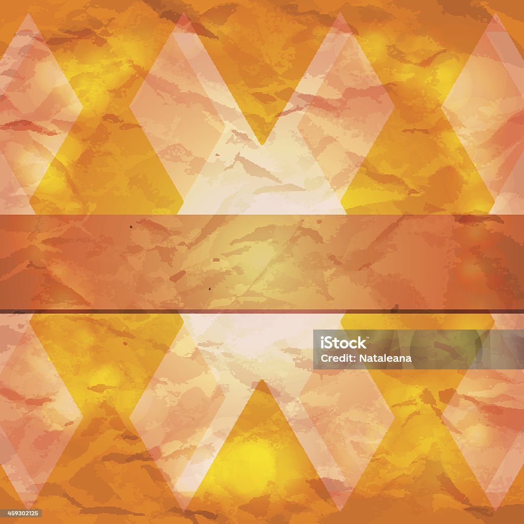 Orange geometric grunge background with triangles Orange geometric grunge background with triangles - vector artwork Abstract stock vector