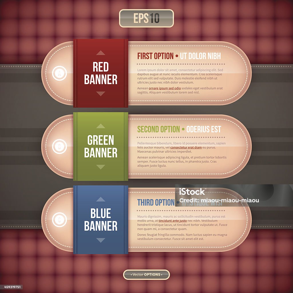 Info Banner Vector Infographics Abstract Banner Template Design Stock Illustration ...