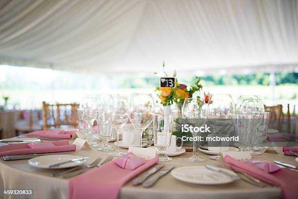 Outdoor Classy Wedding Reception Stock Photo - Download Image Now - Candle, Color Image, Concert Hall