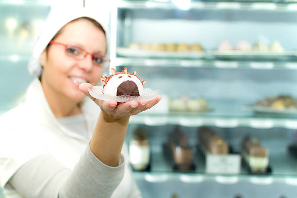 istock Pastry in Ice Cream Store 459327087