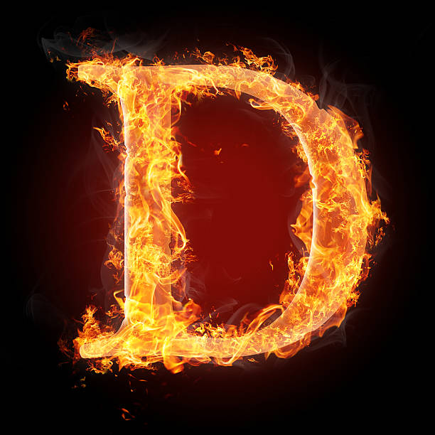 istock Burning letters of English alphabet 459331699