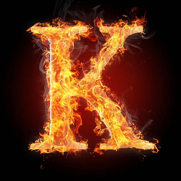 istock Burning letters of English alphabet 459332069