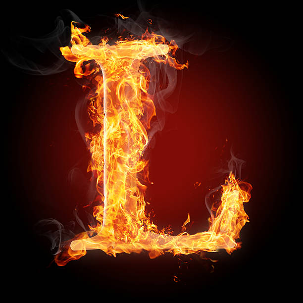 istock Burning letters of English alphabet 459332071