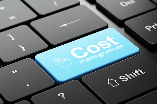 istock Business concept: Head With Finance Symbol and Cost 459334449