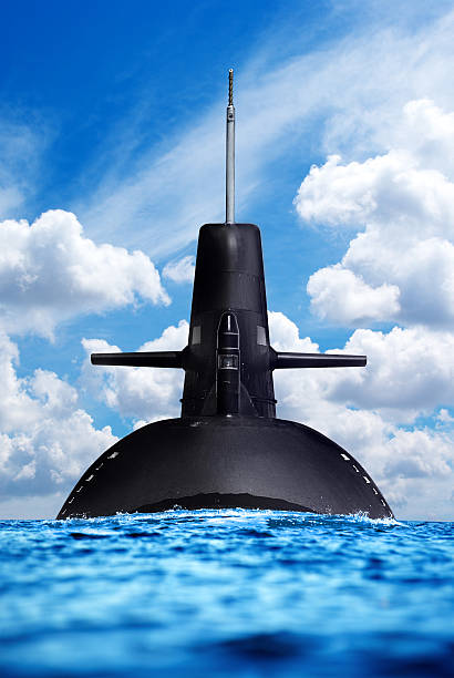 istock Nuclear submarine in the ocean. 459338233