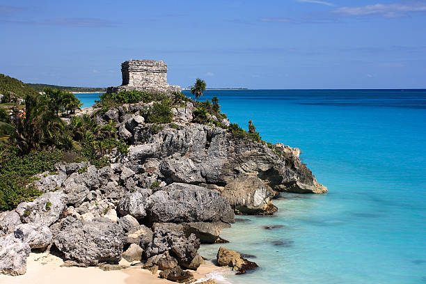 istock Tulum Mayan Ruins overlooking the Caribbean Sea 459340497