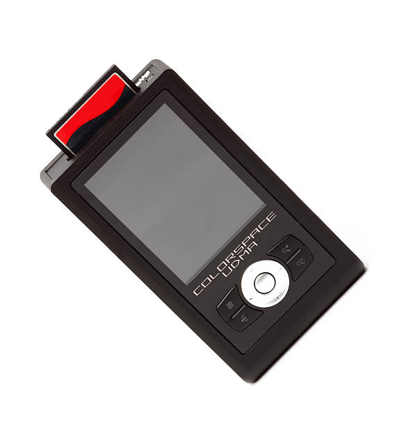 istock Digital photobank with compact flash card isolated 459340545