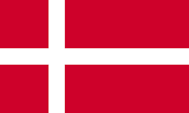bandeira da dinamarca - danish flag imagens e fotografias de stock