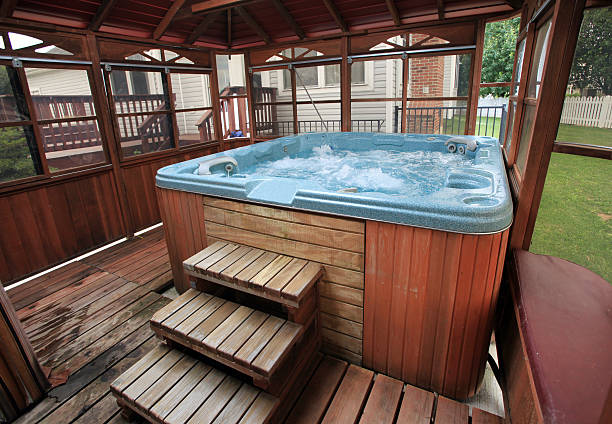 istock Hot Tub in American Residence 459344861