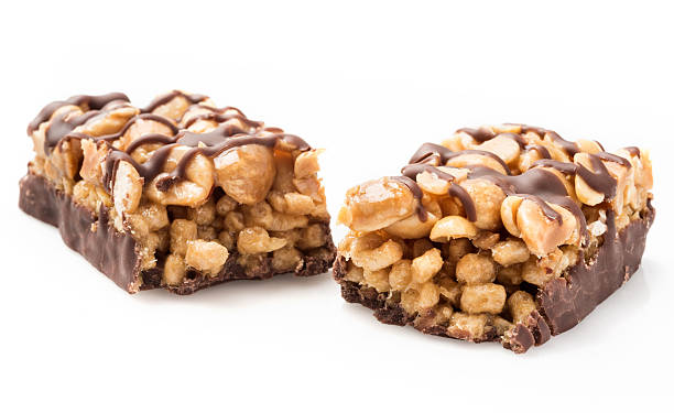 istock Chocolate and peanuts energy bar 459345225