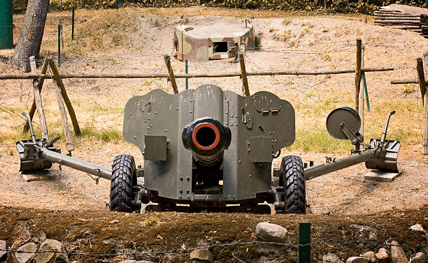 Cannon in the trench