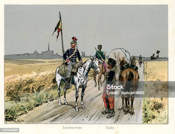 Dutch Militär Stock Vektor Art und mehr Bilder von Hussar - Hussar, 1880-1889, 19. Jahrhundert