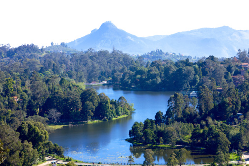 Kodaikanal, Tamil Nadu, India - The Lake in the Centre of the Old Colonial Town