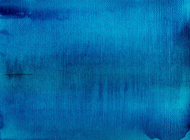 istock Deep blue watercolor background with brilliant color 459349509