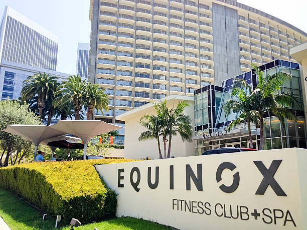 Equinox Fitness Club and SPA, Century City,California Los Angeles, USA - May 10, 2013: Equinox Fitness Club and SPA, Century City,California high tide stock pictures, royalty-free photos & images