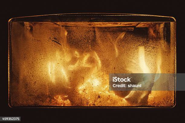 Woodstove Warmth Stock Photo - Download Image Now - Brazier, Burning, Close-up
