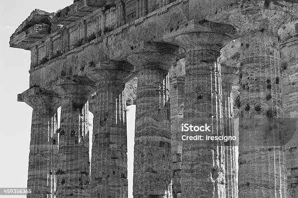 Roman Temple Paestum Stock Photo - Download Image Now - Ancient Civilization, Antique, Architectural Column